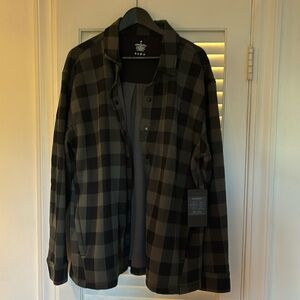 Fabletics The Go To Shirt Jacket NWT XL
